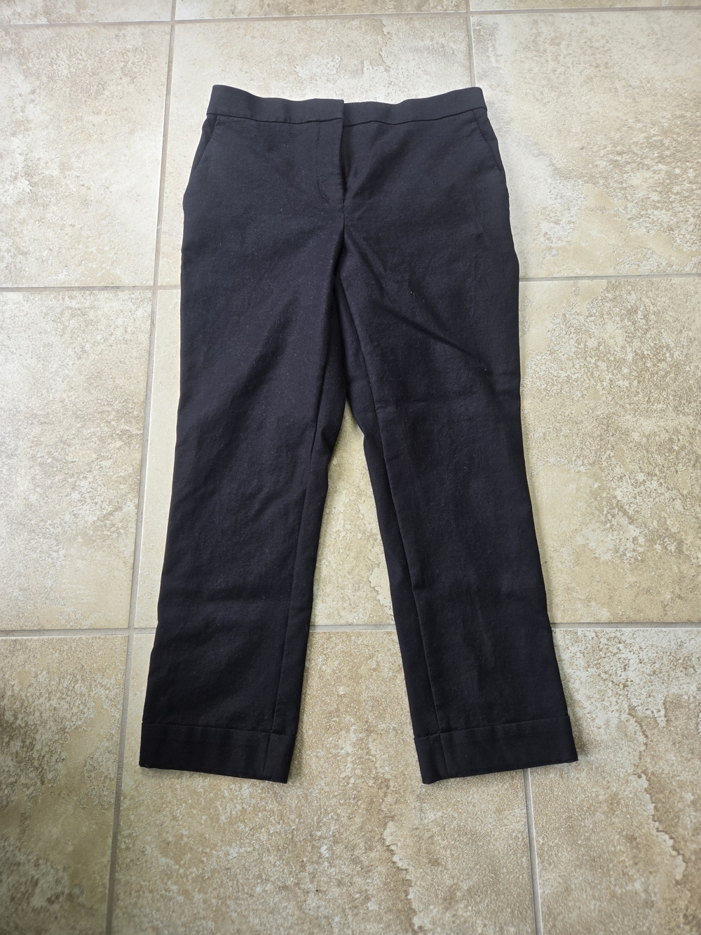 Ann Taylor Classic Black Straight-Leg Pants